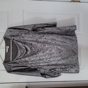 NWT Chico's Silver Top